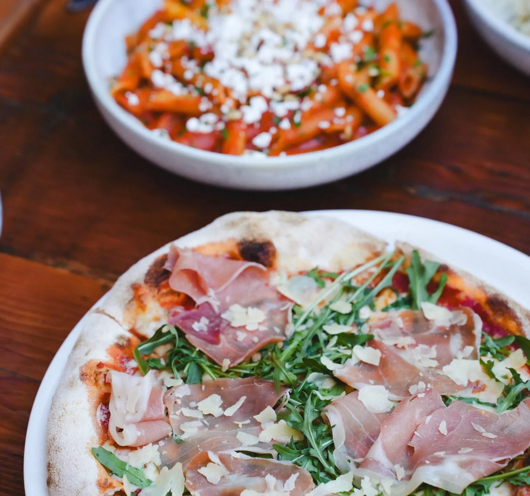 Sicilian Social pizza and pasta at The Collective